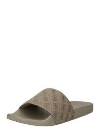 Pantolette 'Tokyo' sand / oliv