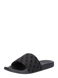 Pantolette 'Tokyo' grau / schwarz