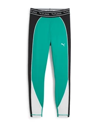 Sportovní kalhoty smaragdová / černá / bílá