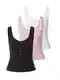 Abercrombie & Fitch Top  zelena / roza / crna / bijela