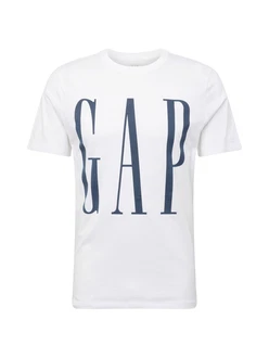 GAP T-Shirt navy/weiß