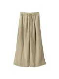 Lněné kalhoty Bershka image