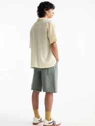Pull&Bear Hemd hellgelb