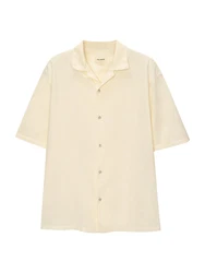 Pull&Bear Hemd hellgelb