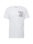 Calvin Klein Jeans T-Shirt Herren Kurzarm schwarz/wei