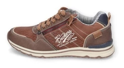 Dockers by Gerli Schnürschuh Sneaker hellbeige / braun / schwarz