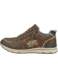 Dockers by Gerli Schnürschuh Sneaker hellbeige / braun / schwarz