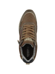 Dockers by Gerli Schnürschuh Sneaker hellbeige / braun / schwarz