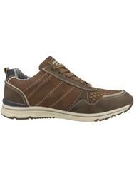 Dockers by Gerli Schnürschuh Sneaker hellbeige / braun / schwarz