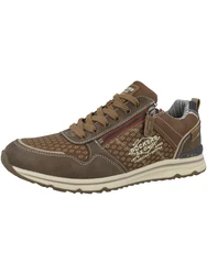 Dockers by Gerli Schnürschuh Sneaker hellbeige / braun / schwarz
