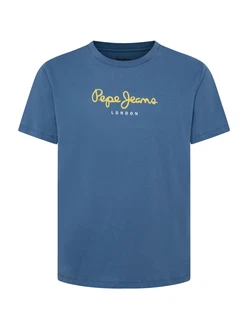 Pepe Jeans T-Shirt Eggo blau/gelb/wei