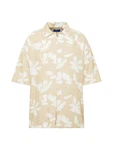JACK & JONES Hemd FARO cappuccino/weiß