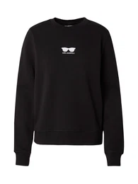 Sweater majica crna / bijela