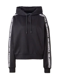 Sweater majica crna / bijela