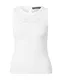 Karl Lagerfeld Top  srebrna / bela