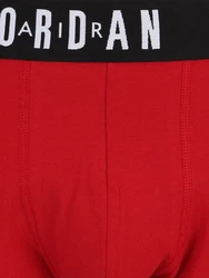Jordan Boxershorts FLIGHT Cotton Core Boxer Briefs graumeliert/rot/schwarz/weiß