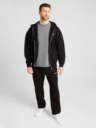 Pegador Sweatjacke Logo Oversized Zip Hoodie schwarz