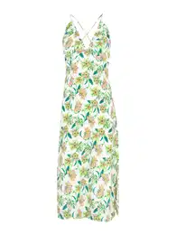 Letní šaty tyrkysová / pastelově zelená / růžová / bílá