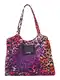 Just Cavalli Shopper torba  ecru/prljavo bijela / ljubičasta / malina / crna