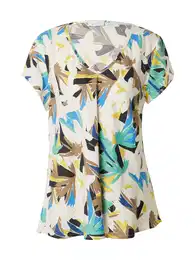Bluza 'Kallo' ecru/prljavo bijela / nebesko plava / kaki / menta