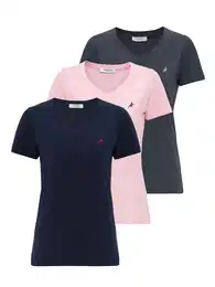Tričko námořnická modř / chladná modrá / pink