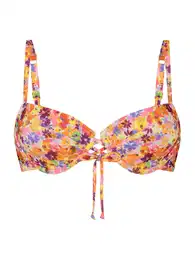 Bikini gornji dio 'Tiki' lila / ljubičasto plava / tamno narančasta / ružičasta