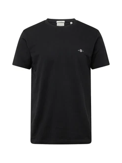 Gant T-Shirt SLIM PIQUE SS T-SHIRT Schwarz/Schwarz/Schwarz/Schwarz/Schwarz/Schwarz/Schwarz/Schwarz/Schwarz/Schwarz