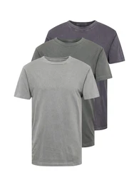 T-Shirt graphit / stone / dunkelgrau