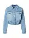 TAIFUN Prehodna jakna  moder denim / srebrna