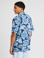 Key Largo Hemd MSH BELIZE navy/hellblau/offwhite