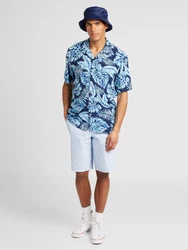 Key Largo Hemd MSH BELIZE navy/hellblau/offwhite
