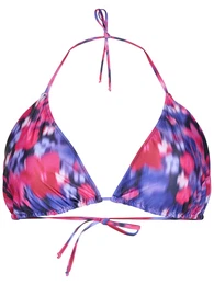 Bikini gornji dio 'SMIA' ljubičasto plava / roza / crna