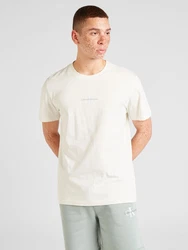 Calvin Klein Jeans T-Shirt grau/wei/naturwei