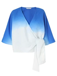 Halenka 'SALWADORA' modrá / bílá