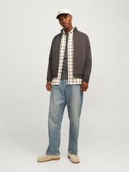 Jack & Jones Blouson JJERUSH HARRINGTON BOMBER NOOS Dunkelbraun/Braun/Khaki/Grau/Dunkelgrau/Dunkelbraun/Braun/Khaki/Grau/Dunkelgrau/Dunkelbraun/Braun/Khaki/Grau/Dunkelgrau/Dunkelbraun/Braun/Khaki/Grau/Dunkelgrau