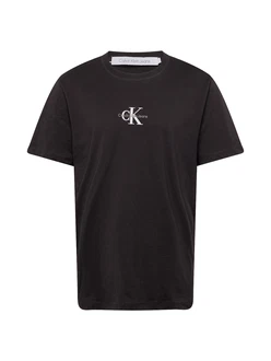 Calvin Klein Jeans T-Shirt silbergrau/schwarz/weiß