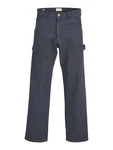 JACK & JONES Hose 'JPSTEDDIE JJCARPENTER' (1-tlg) Dunkelblau/Blau/Grau