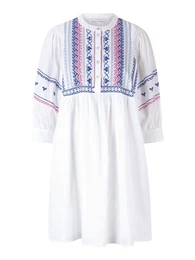 Košilové šaty modrá / světlemodrá / růžová / bílá