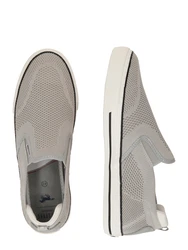 MUSTANG Slip On hellgrau/weiß