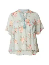 Bluza 'AIDA ELISA' bež / smeđa / menta / narančasta