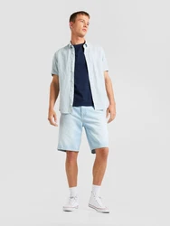 Garcia Hemd Kurzarm hellblau