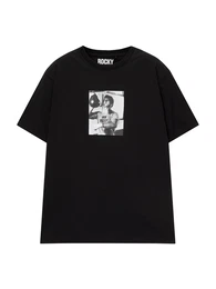 T-Shirt grau / schwarz