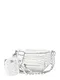 STEVE MADDEN Torbica za okrog pasu 'Bmaxima'  srebrna / bela