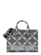 MICHAEL Michael Kors Ročna torbica 'GIGI'  črna / bela