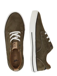 MUSTANG Sneaker dunkelgrn/rot/wei