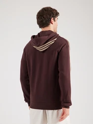 adidas Sportswear Hoodie Essentials 3-Streifen French Terry Kapuzenjacke beige / schoko