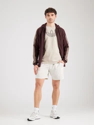 adidas Sportswear Hoodie Essentials 3-Streifen French Terry Kapuzenjacke beige / schoko