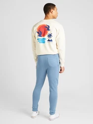 ALPHA INDUSTRIES Hose petrol / weiß