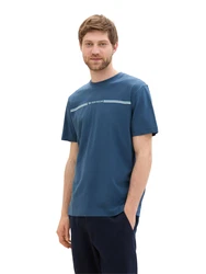 TOM TAILOR T-Shirt (OCS) marine / mint / weiß