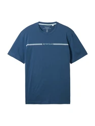 TOM TAILOR T-Shirt (OCS) marine / mint / weiß